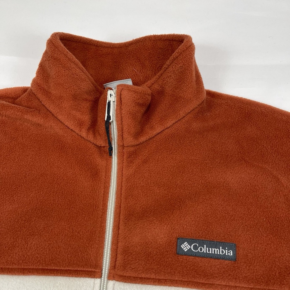 Columbia Full Zip Fleece Jacket Mens Size XXL  Zipped Pockets Adventure Outdoors - Picture 6 of 14
